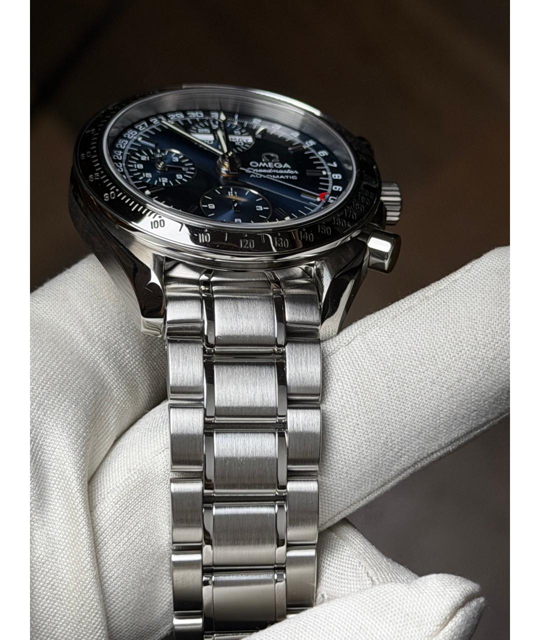 OMEGA Темно-синие часы, фото 8