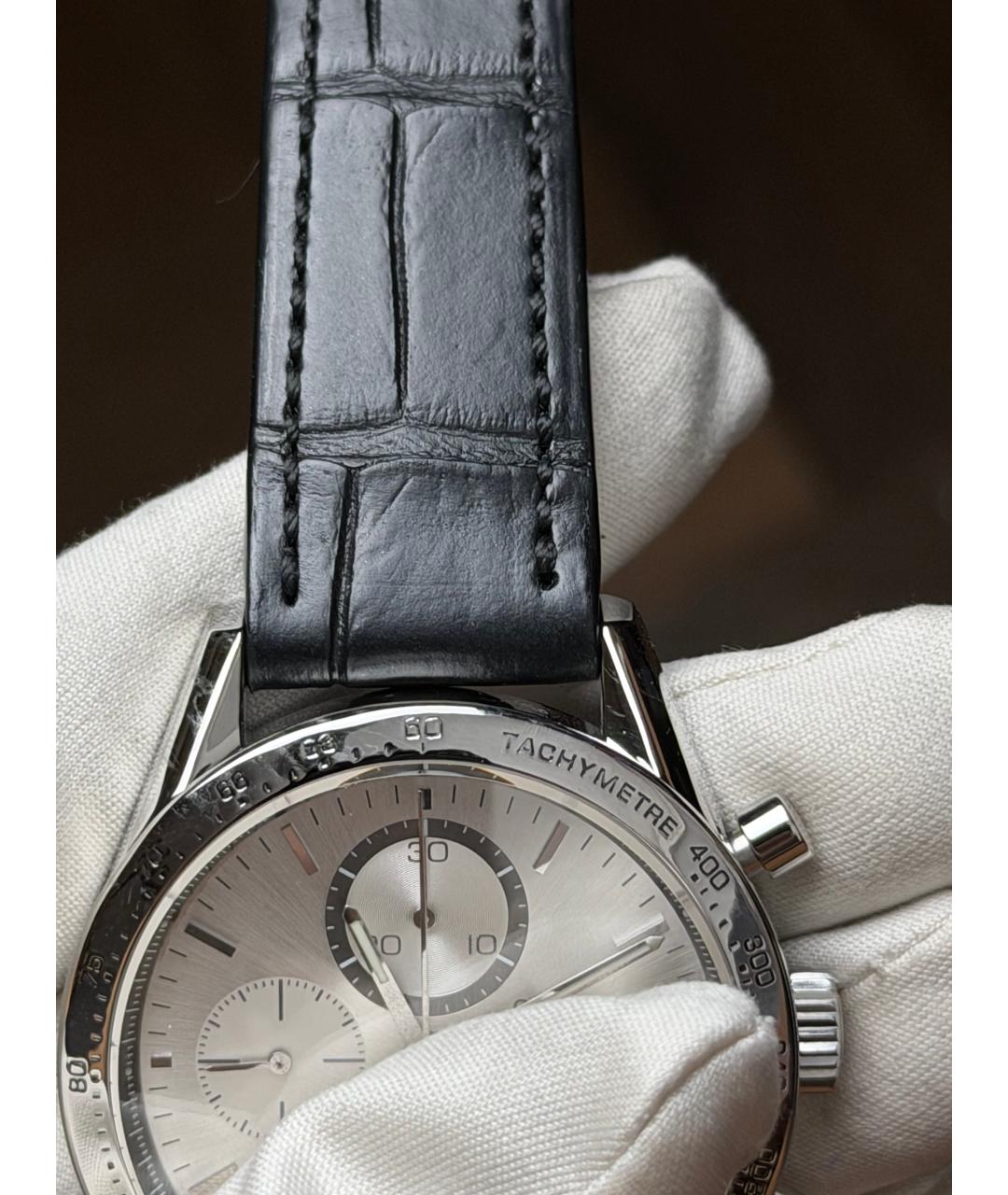 TAG HEUER Серебряные часы, фото 6