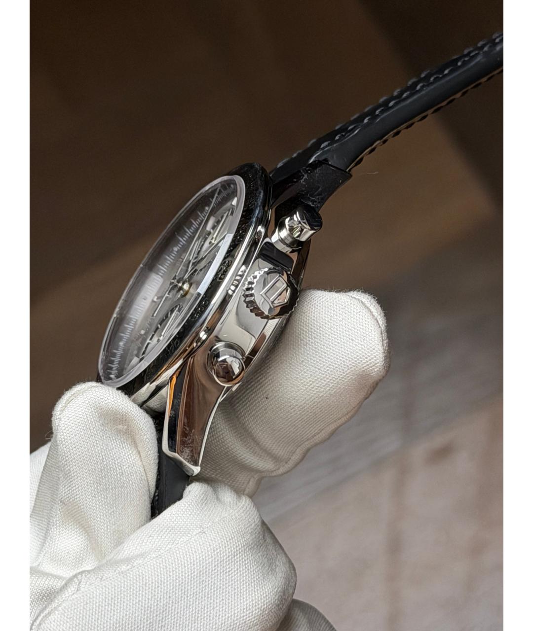 TAG HEUER Серебряные часы, фото 4