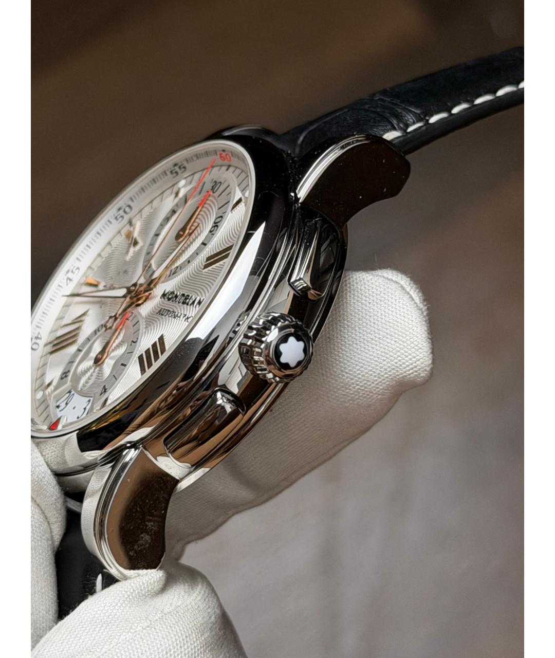 MONTBLANC Белые часы, фото 4