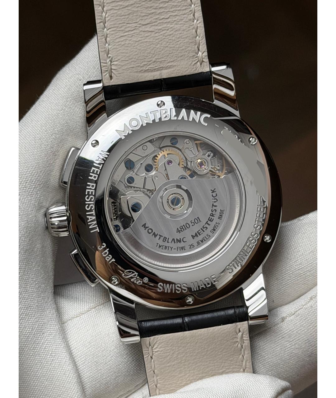MONTBLANC Белые часы, фото 8