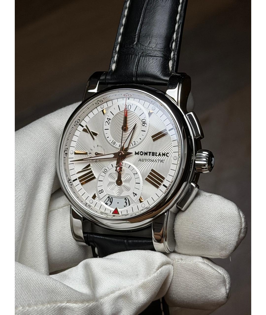 MONTBLANC Белые часы, фото 3