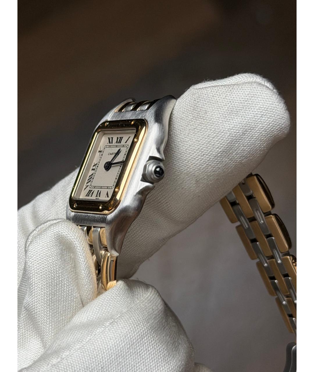 CARTIER Белые часы, фото 5