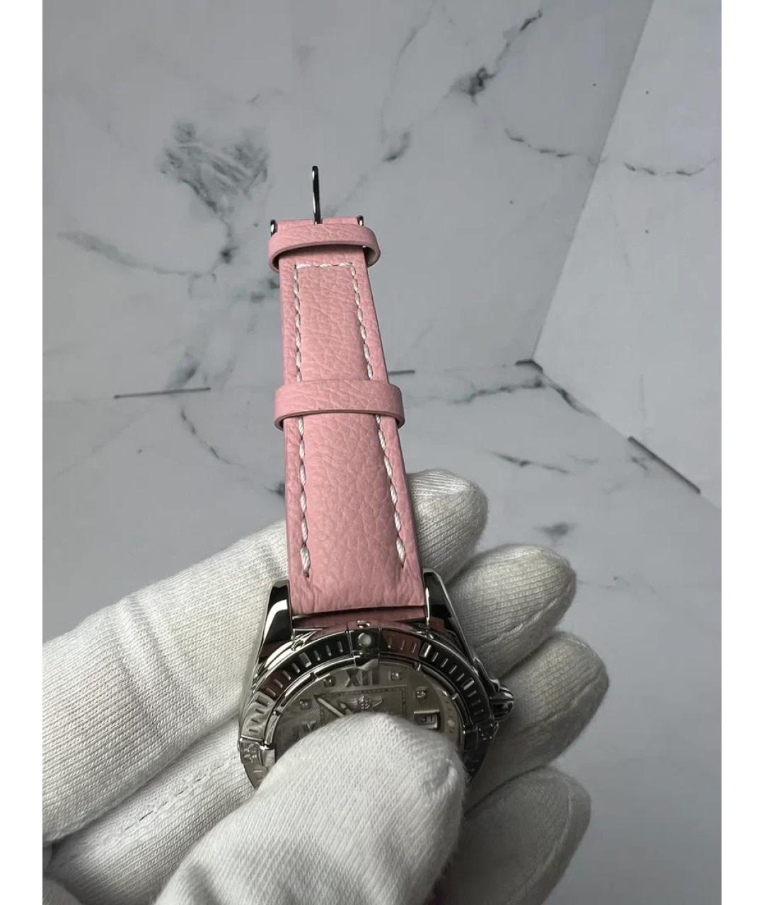 BREITLING Серебряные металлические часы, фото 6