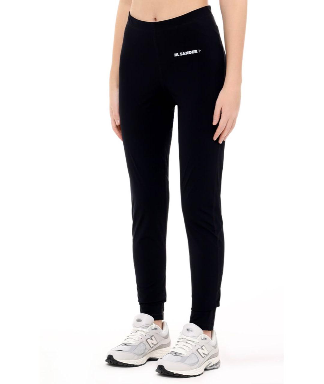 JIL SANDER Черные полиамидовые спортивные брюки и шорты, фото 4