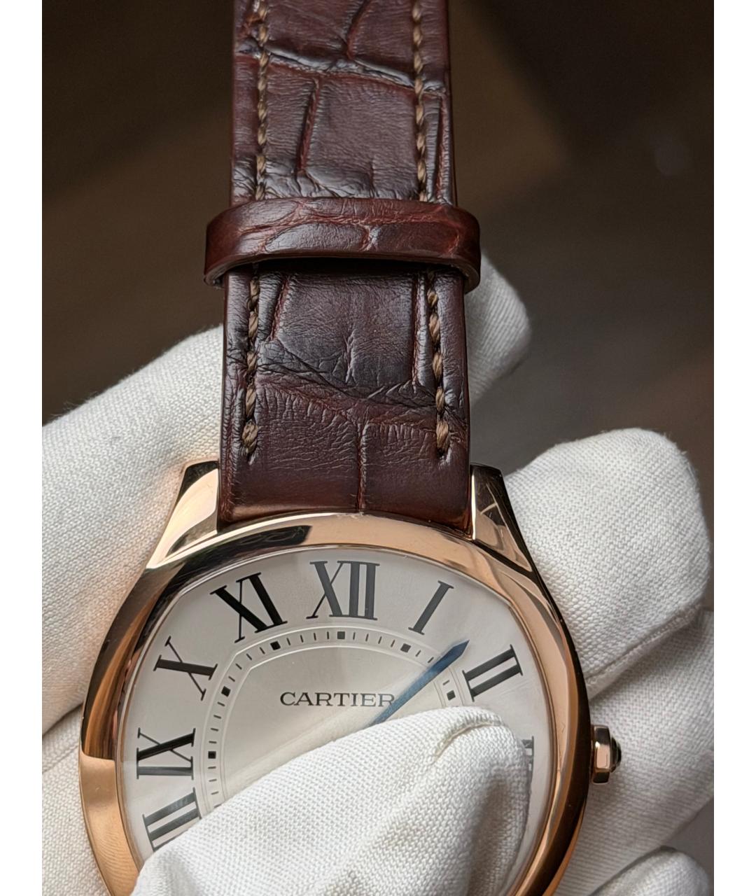 CARTIER Серебряные часы из розового золота, фото 7