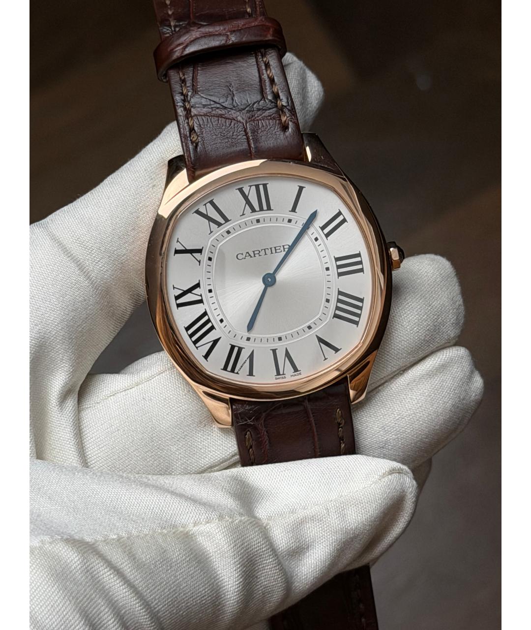 CARTIER Серебряные часы из розового золота, фото 2