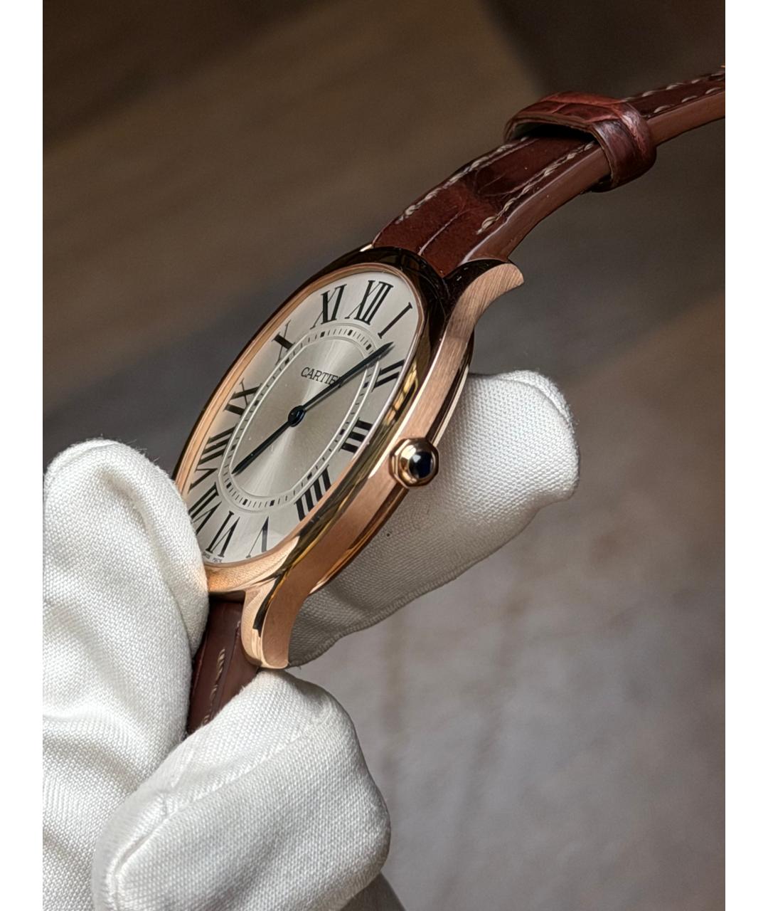 CARTIER Серебряные часы из розового золота, фото 4