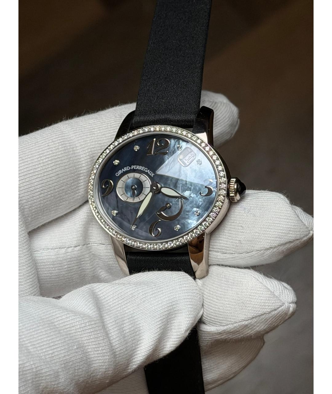 GIRARD PERREGAUX Темно-синие часы из белого золота, фото 2