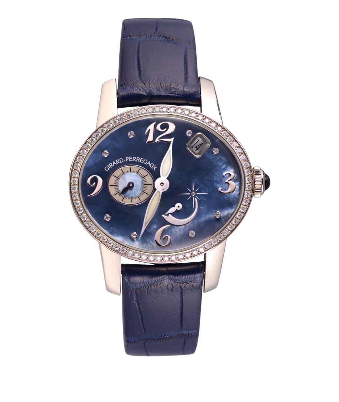 GIRARD PERREGAUX Темно-синие часы из белого золота, фото 1