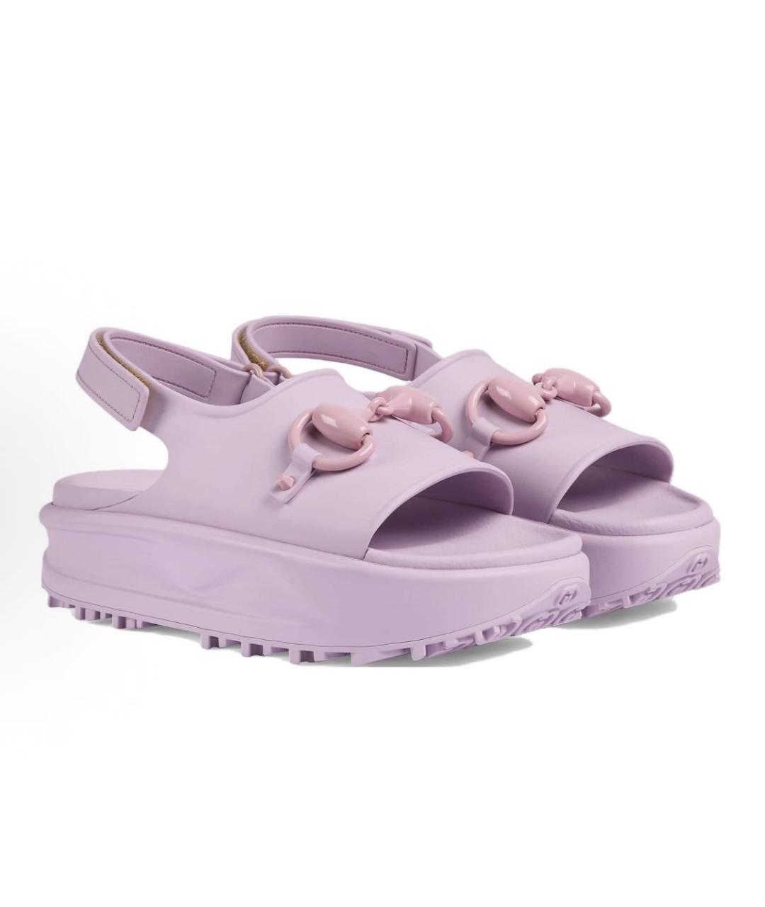 GUCCI Розовые босоножки, фото 2