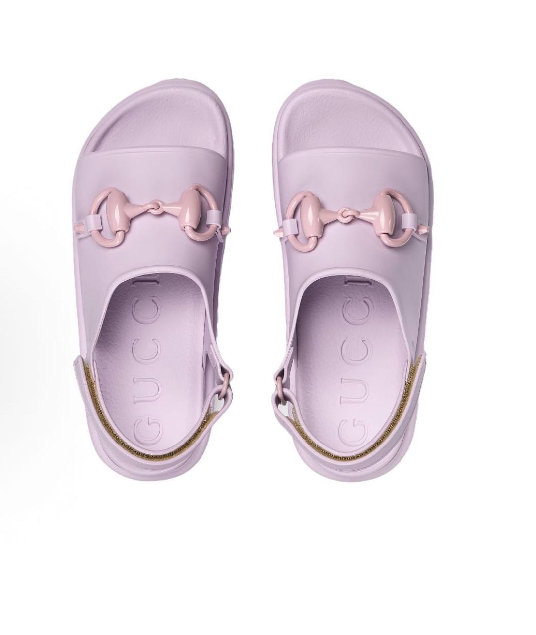 GUCCI Розовые босоножки, фото 3