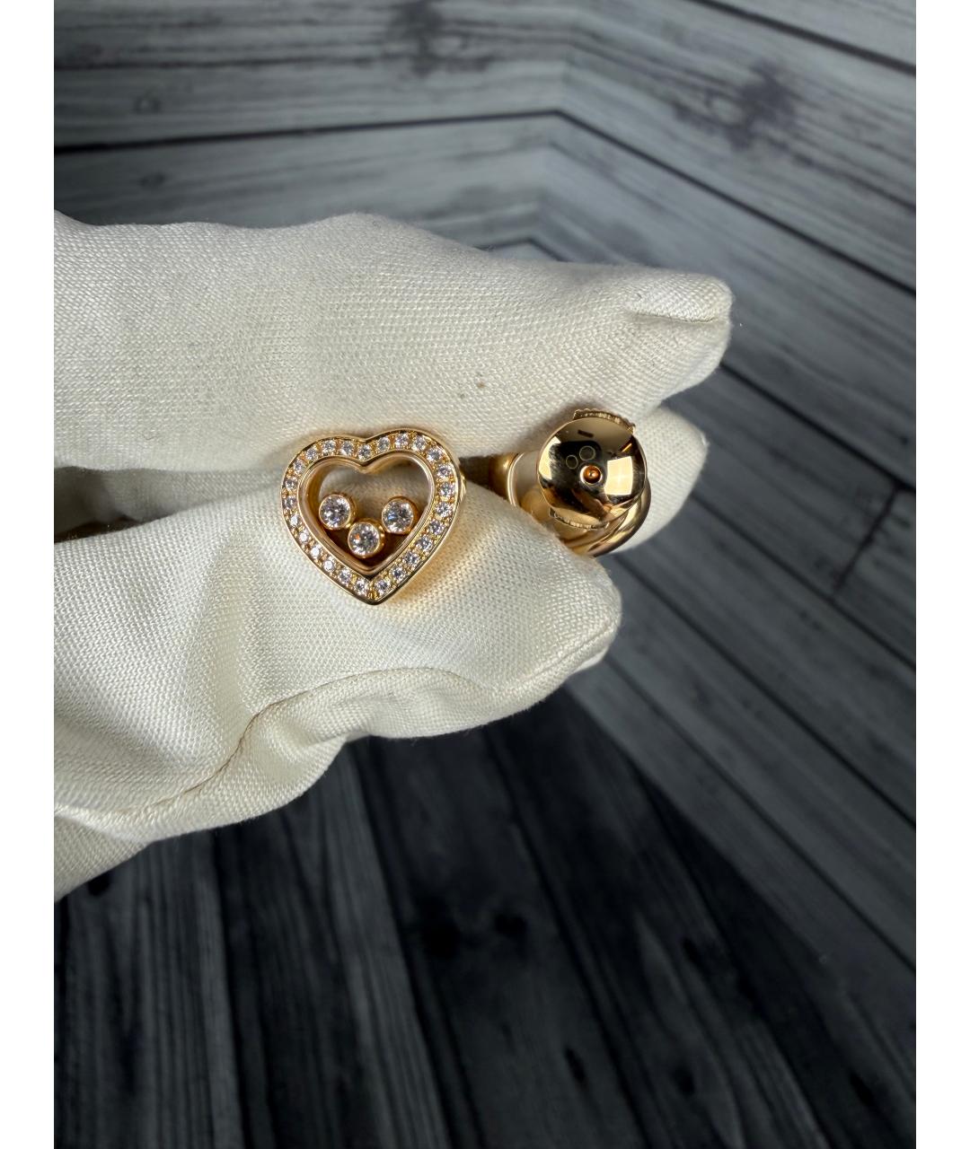 CHOPARD Золотые серьги из желтого золота, фото 2