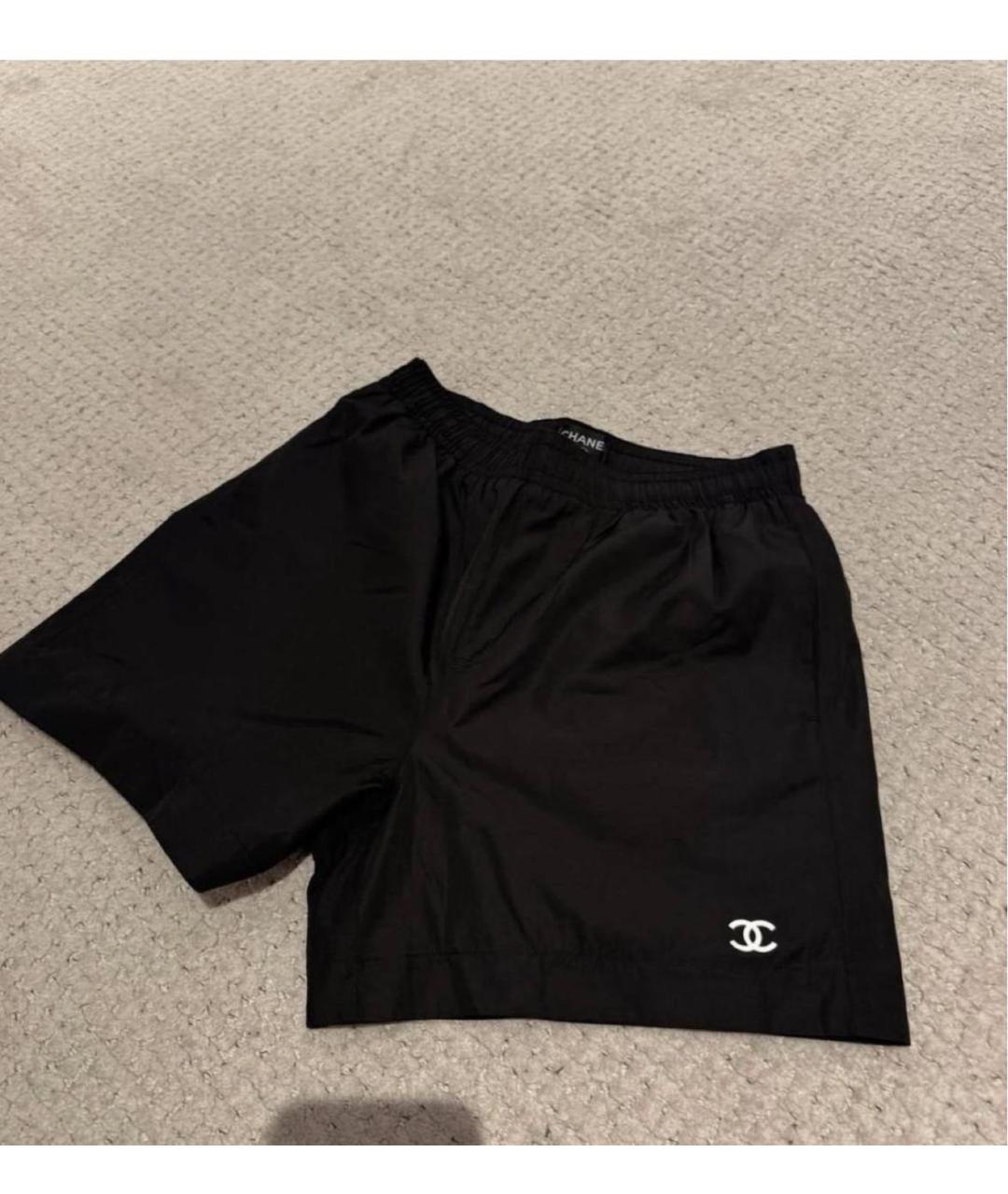 CHANEL Черные шорты, фото 2