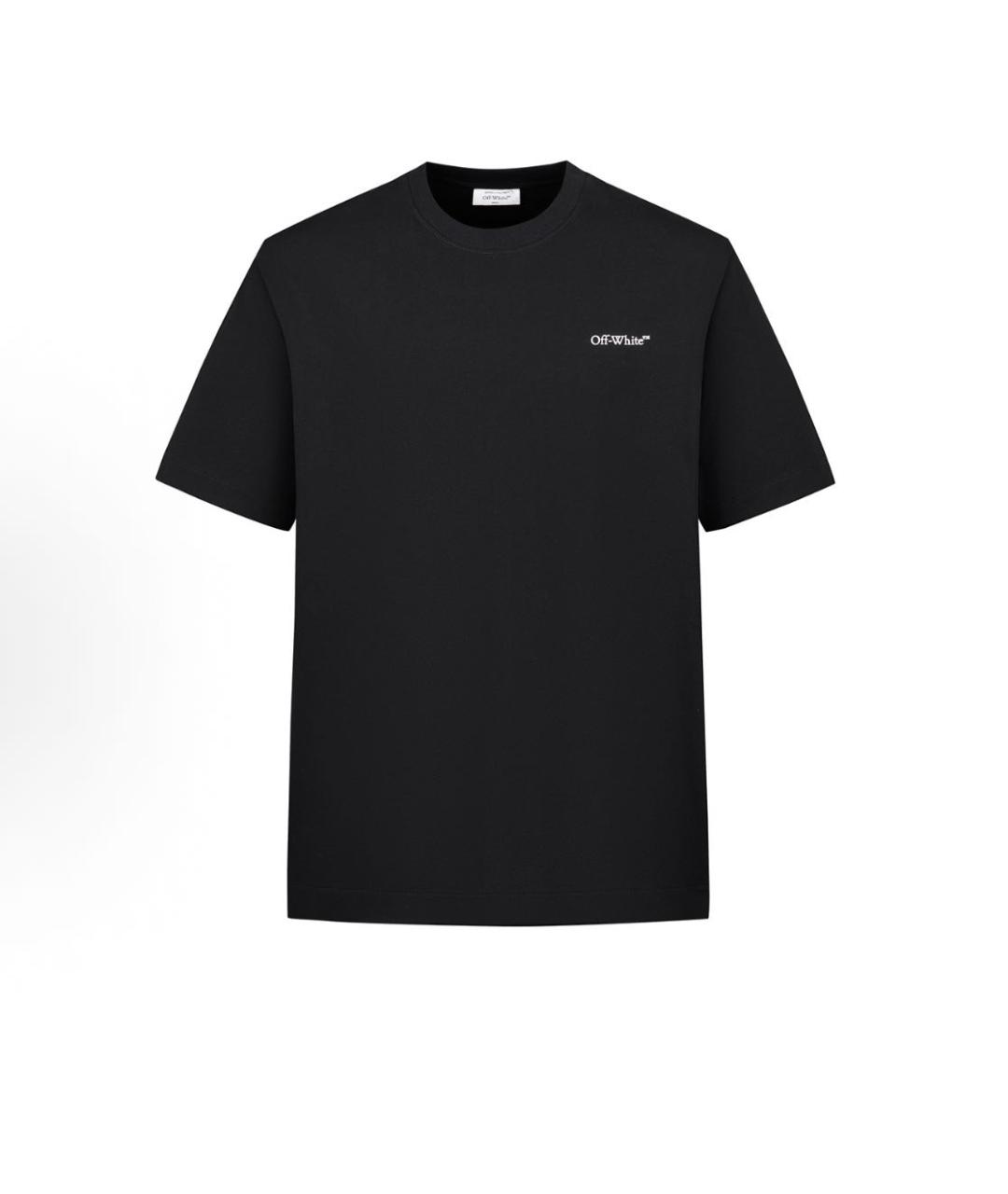 OFF-WHITE Черная футболка, фото 9