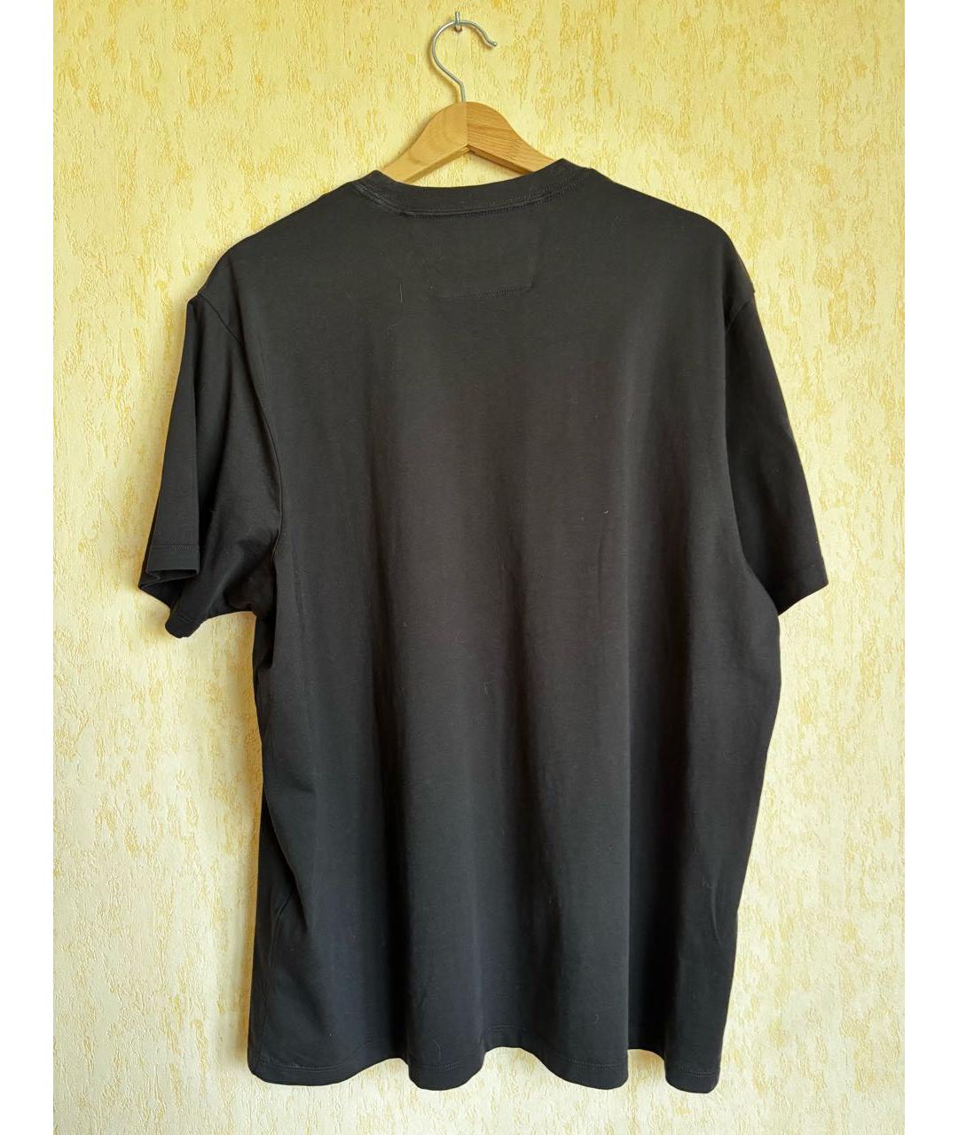 CP COMPANY Черная хлопковая футболка, фото 2