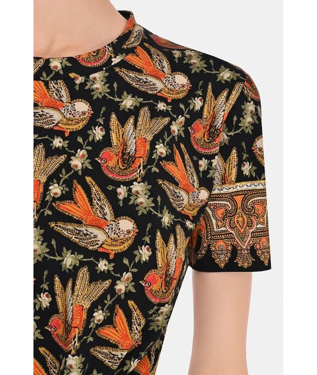 ETRO Мульти хлопковая футболка, фото 4