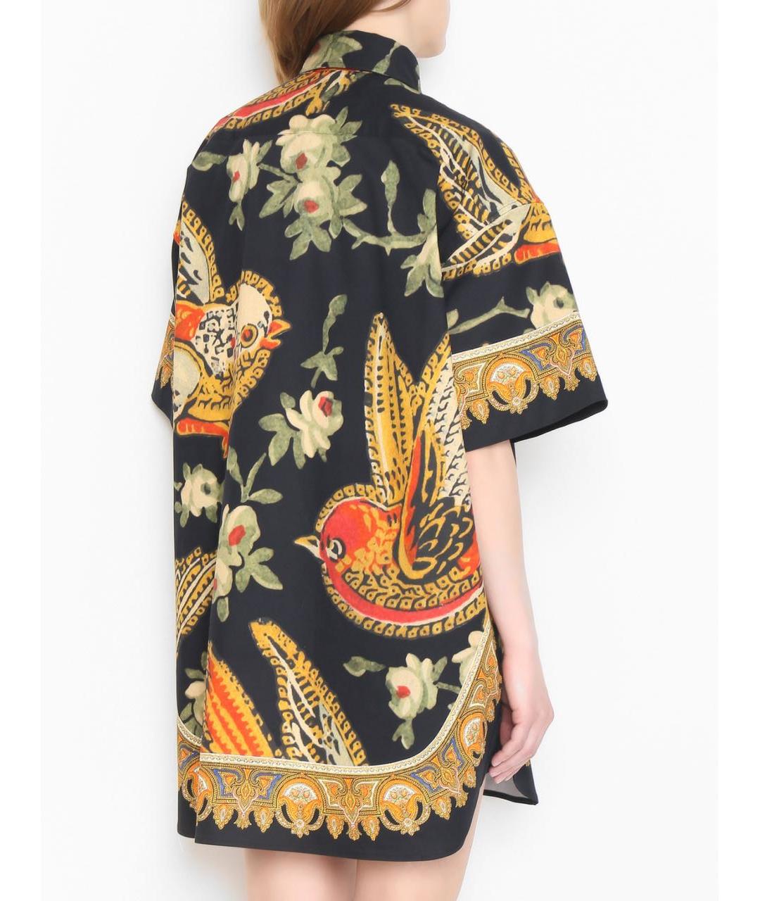 ETRO Мульти хлопко-эластановое повседневное платье, фото 3