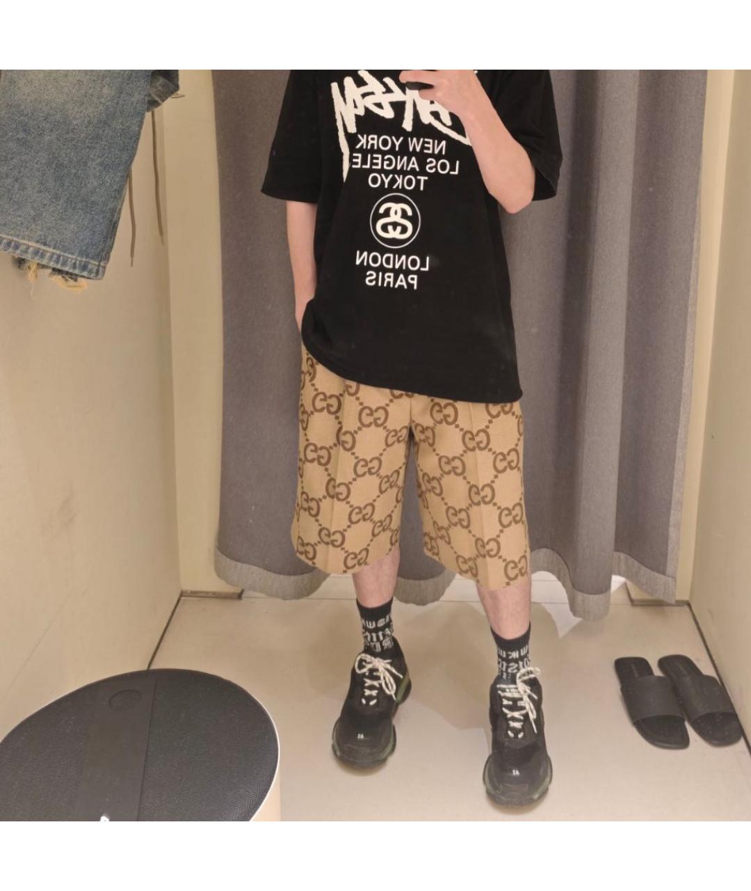 GUCCI Бежевые шорты, фото 8