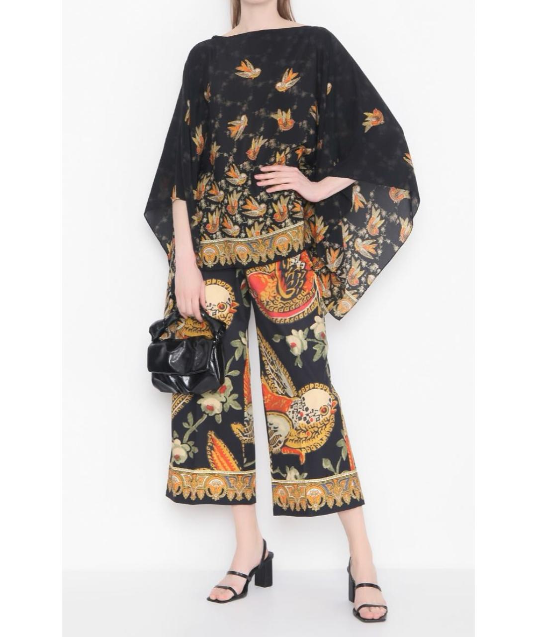 ETRO Мульти хлопковые брюки широкие, фото 5