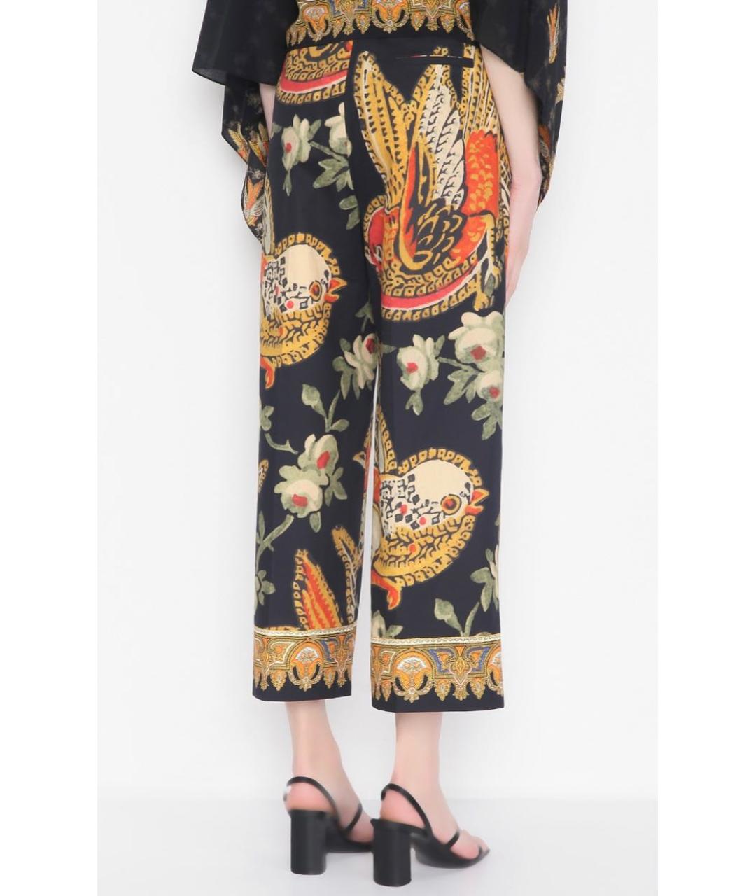 ETRO Мульти хлопковые брюки широкие, фото 3