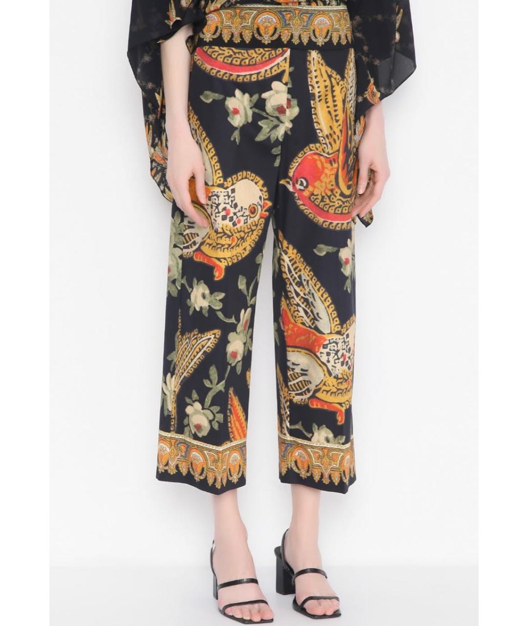 ETRO Мульти хлопковые брюки широкие, фото 2