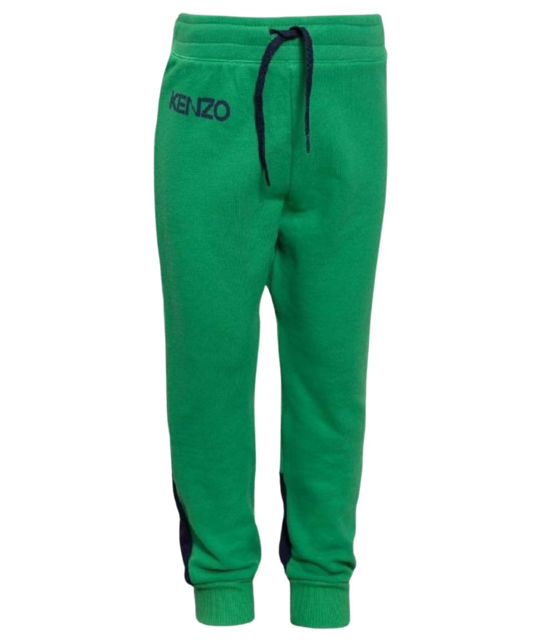 KENZO Зеленые хлопковые брюки и шорты, фото 1