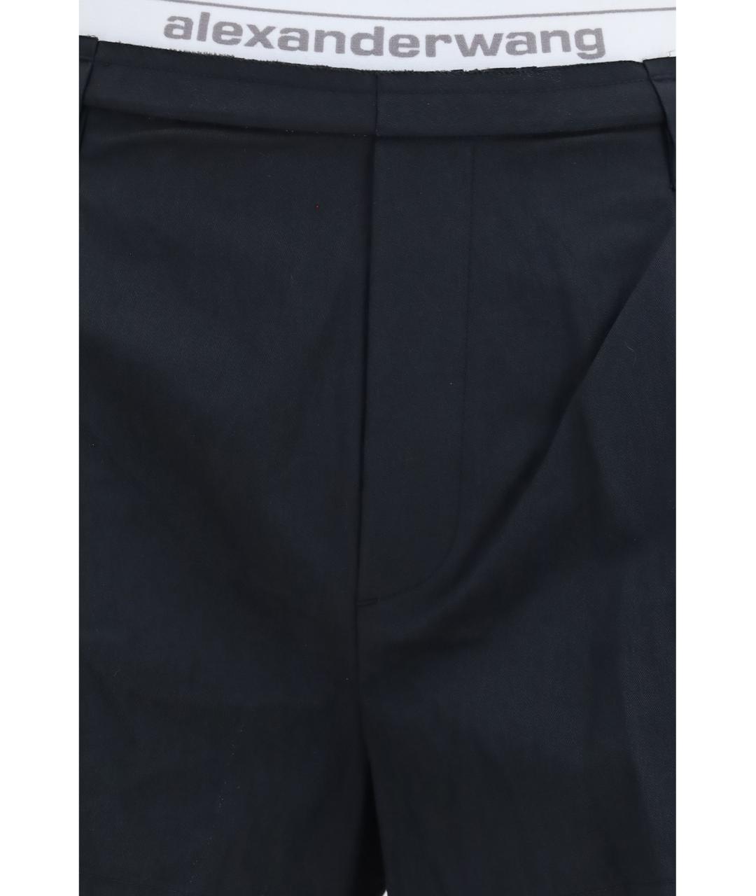 ALEXANDER WANG Черные хлопковые шорты, фото 3