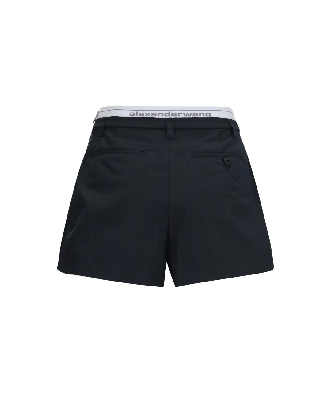 ALEXANDER WANG Черные хлопковые шорты, фото 2