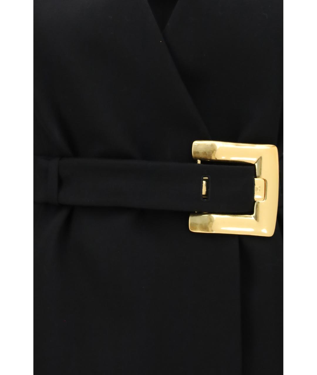 BALMAIN Черное шерстяное повседневное платье, фото 3