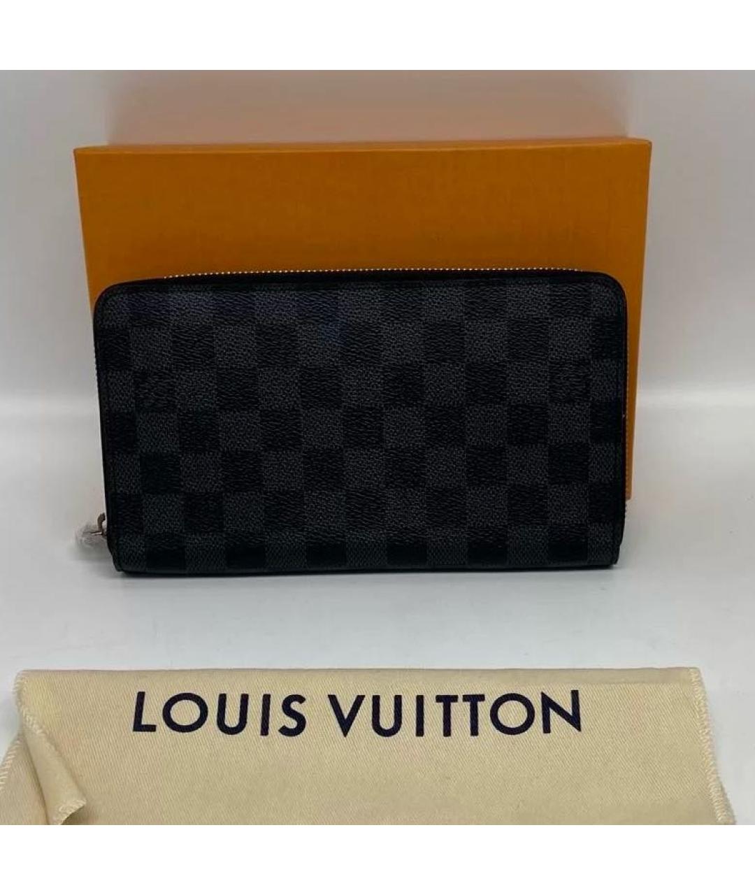LOUIS VUITTON Черный кошелек, фото 9
