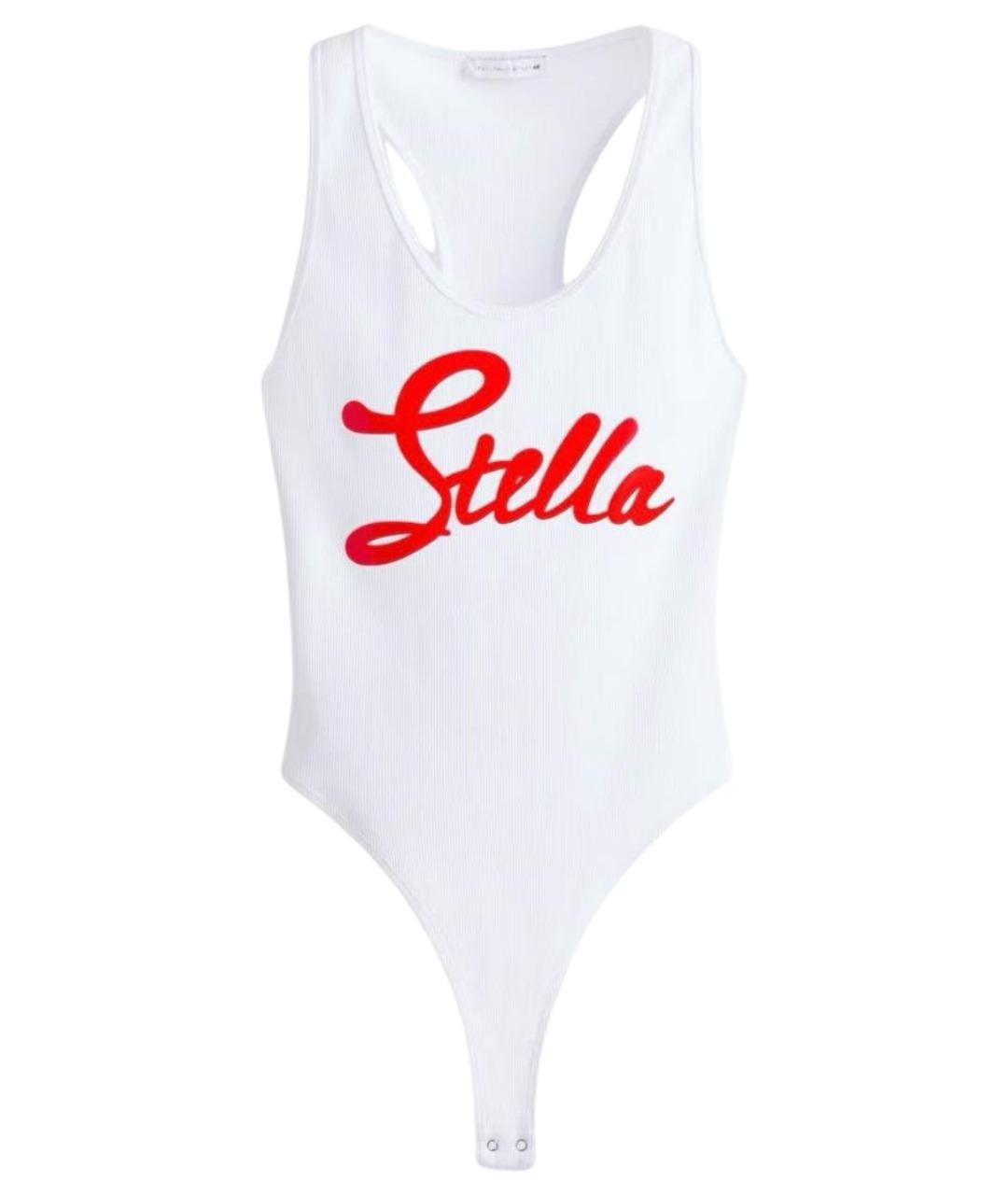 STELLA MCCARTNEY Белое хлопковое боди, фото 1