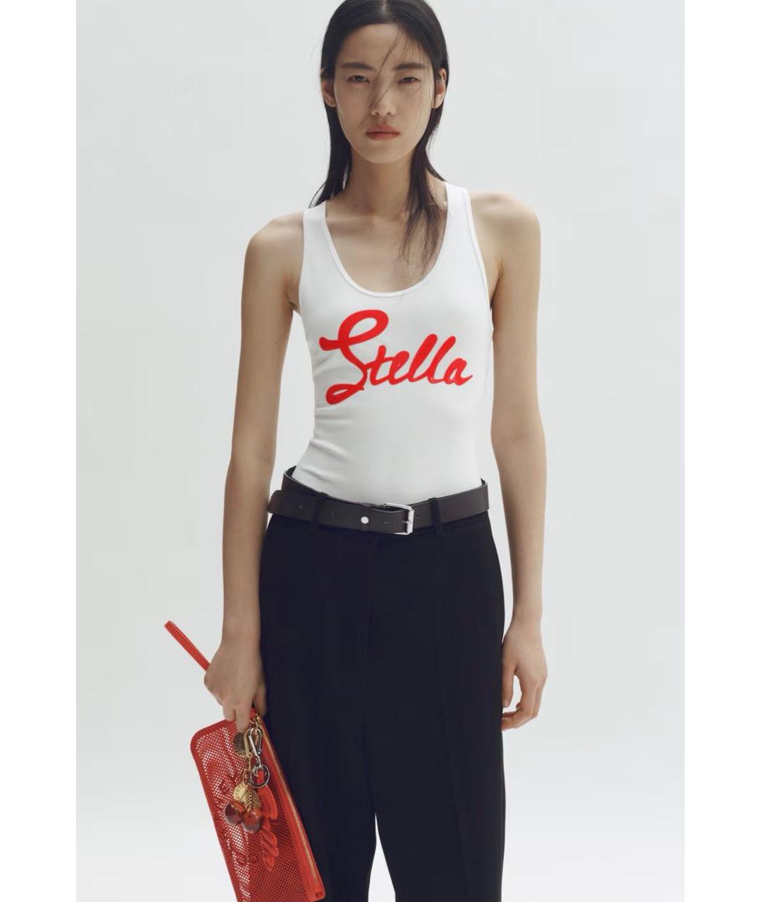 STELLA MCCARTNEY Белое хлопковое боди, фото 2