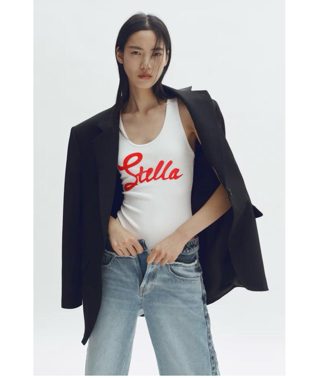 STELLA MCCARTNEY Белое хлопковое боди, фото 6