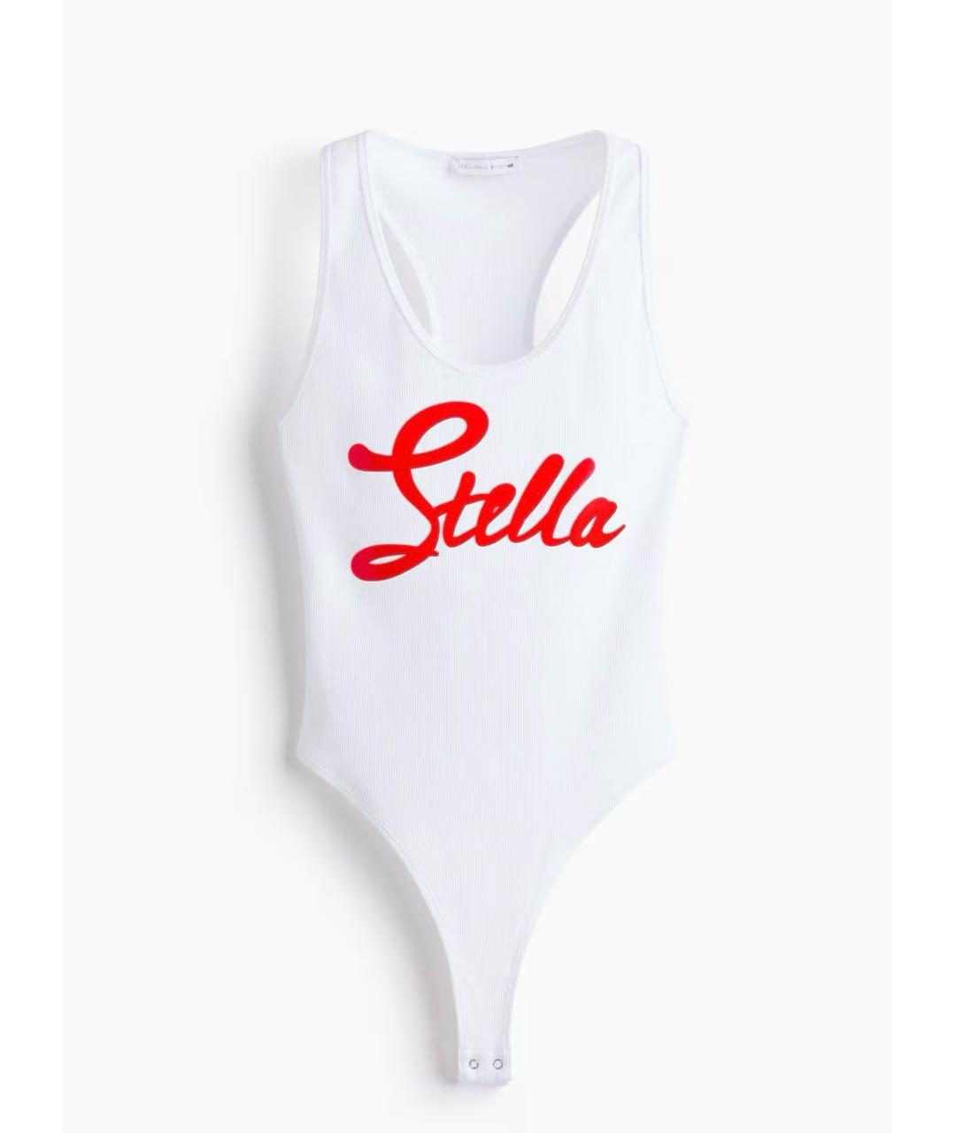 STELLA MCCARTNEY Белое хлопковое боди, фото 7