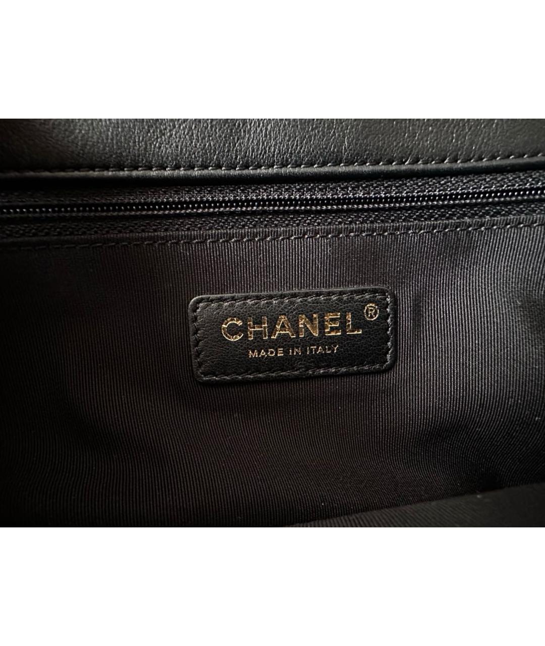 CHANEL Темно-синяя твидовая сумка через плечо, фото 5