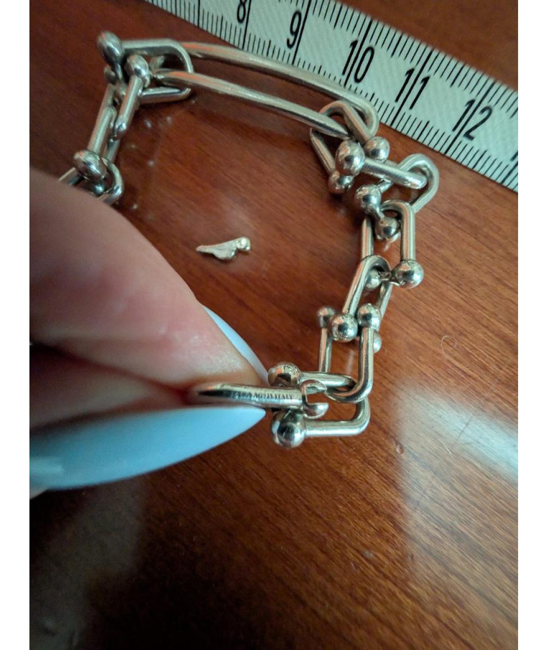 TIFFANY&CO Серебряный серебряный браслет, фото 4