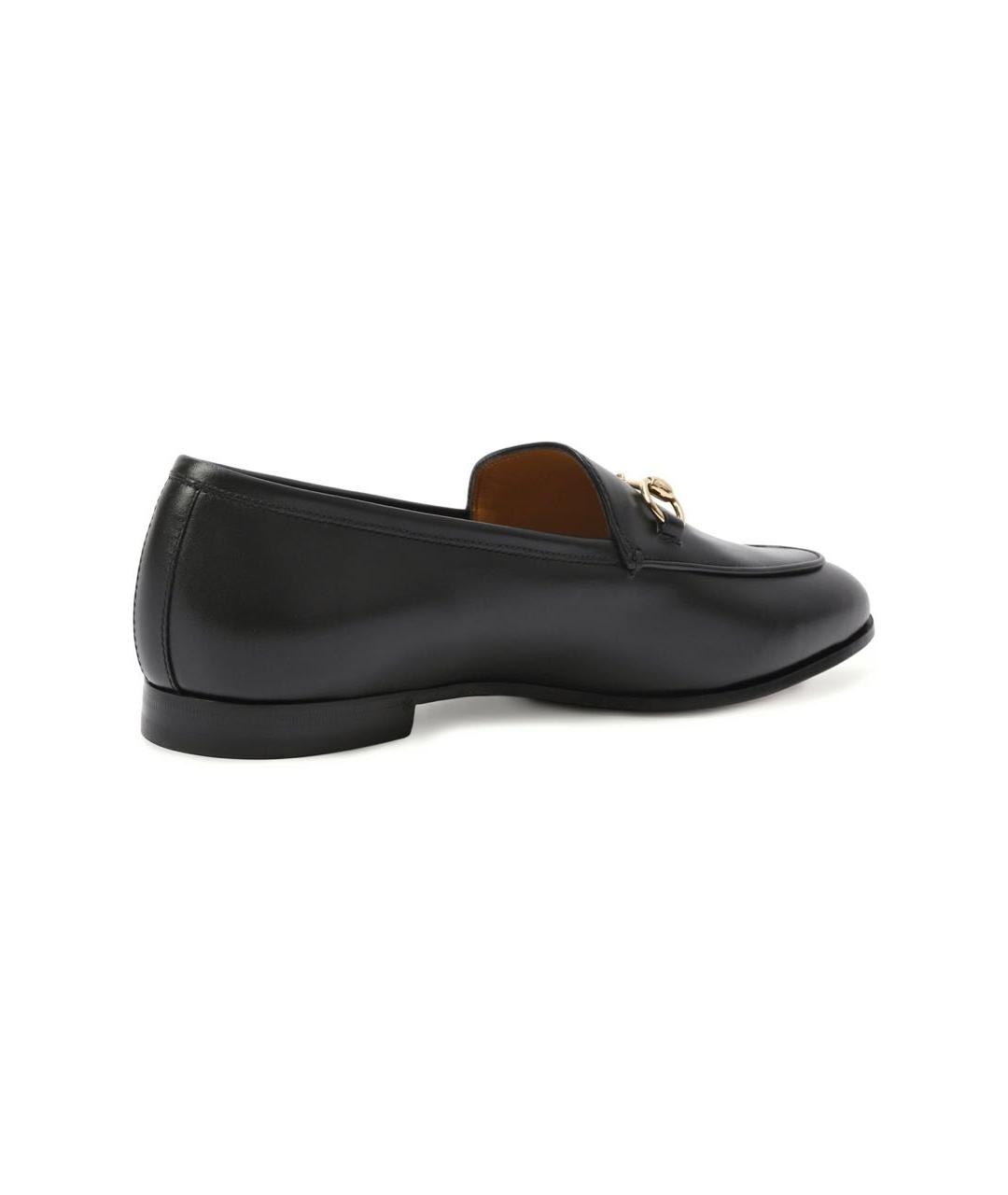 GUCCI Черные кожаные лоферы, фото 3
