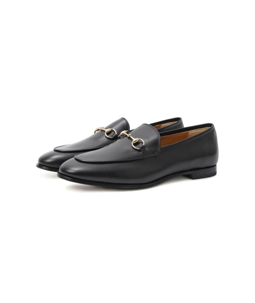 GUCCI Черные кожаные лоферы, фото 6