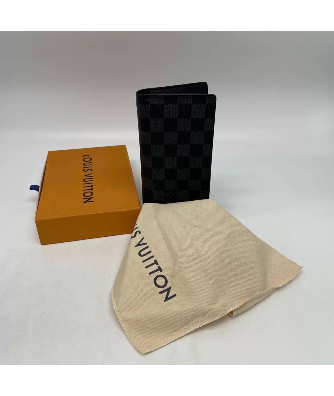 LOUIS VUITTON Черный кошелек, фото 2