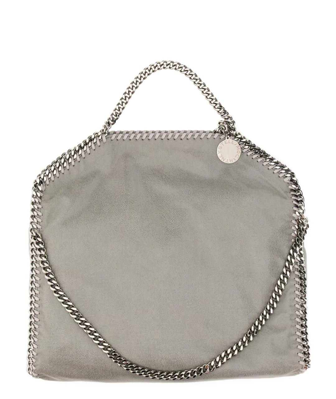 STELLA MCCARTNEY Серая сумка тоут из искусственной кожи, фото 1