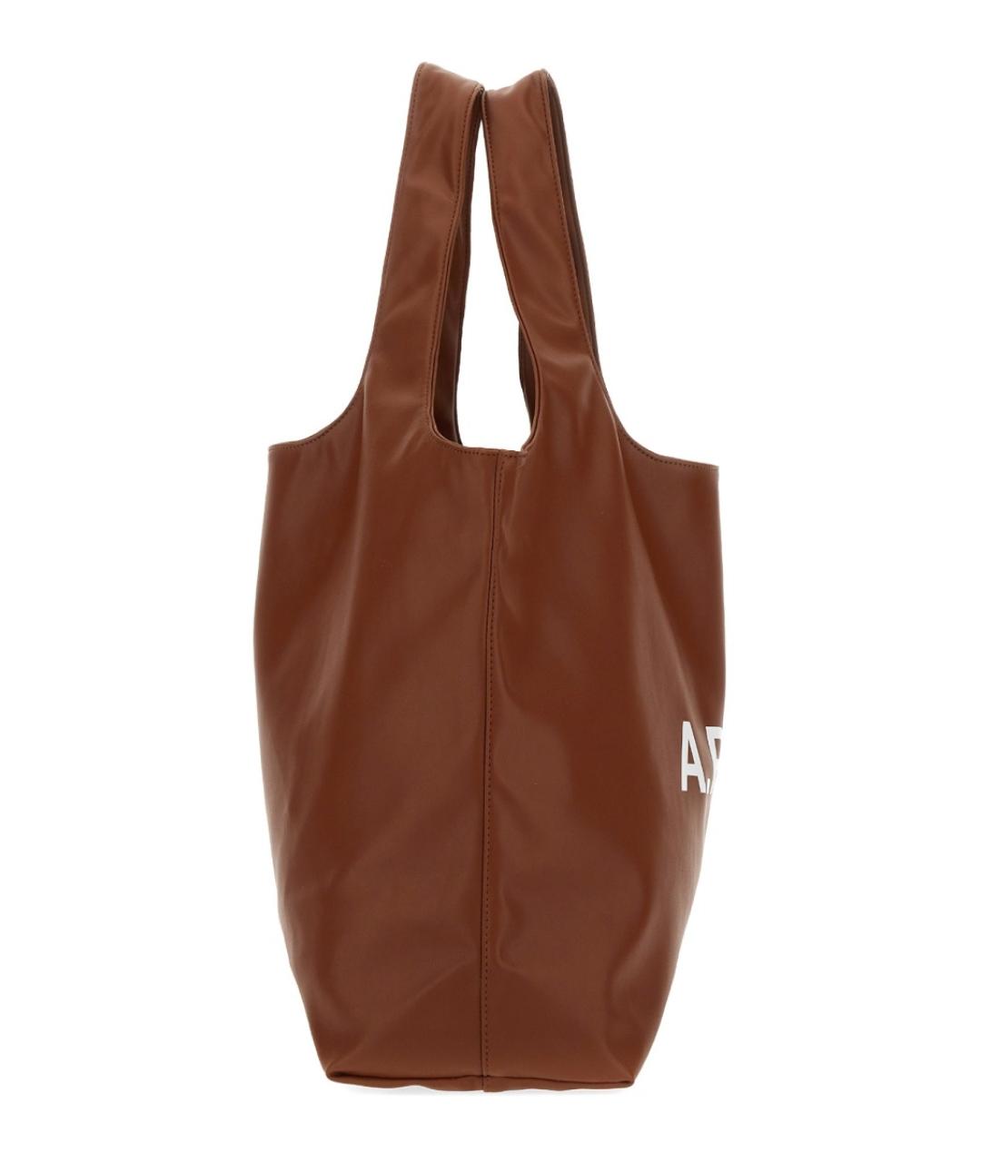A.P.C. Коричневая сумка тоут, фото 5