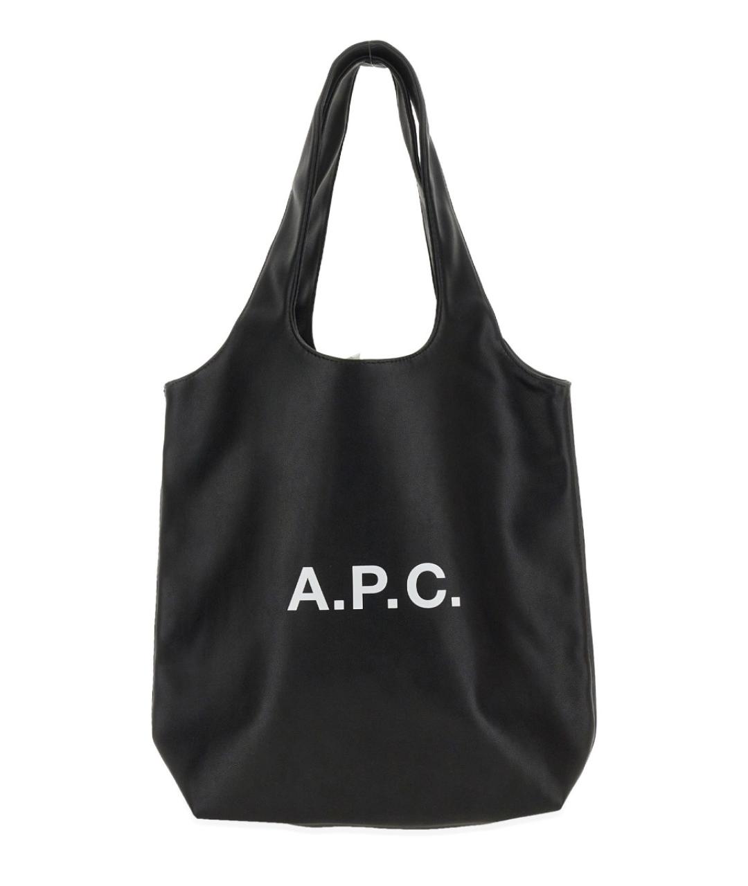 A.P.C. Черная сумка тоут, фото 1