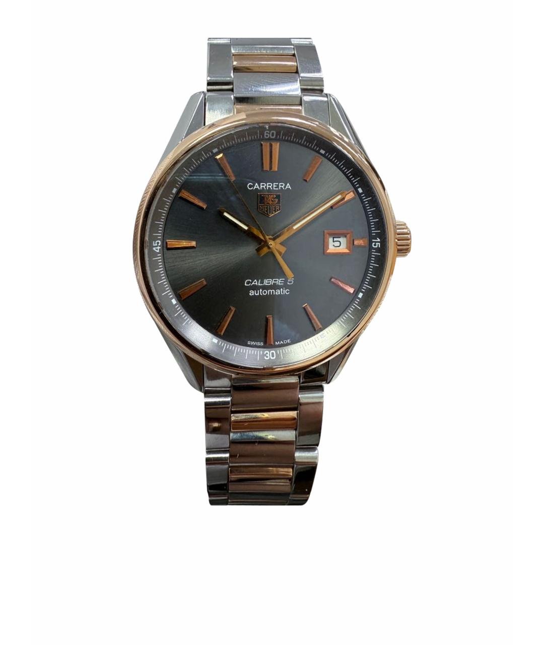 TAG HEUER Белые часы из золота и стали, фото 1