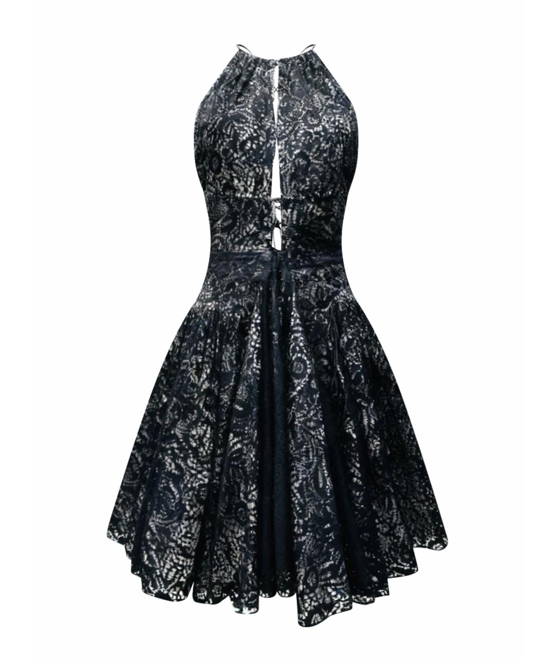 ALAIA Черное хлопковое коктейльное платье, фото 1