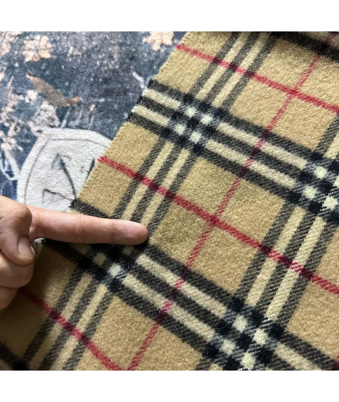 BURBERRY Шерстяной шарф, фото 5