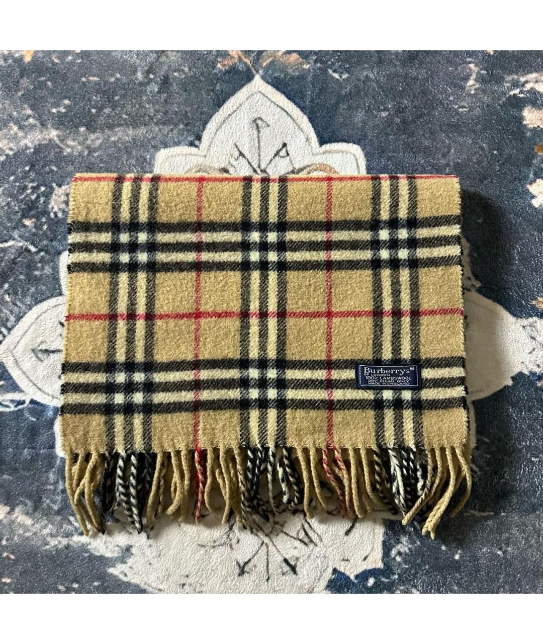 BURBERRY Шерстяной шарф, фото 8