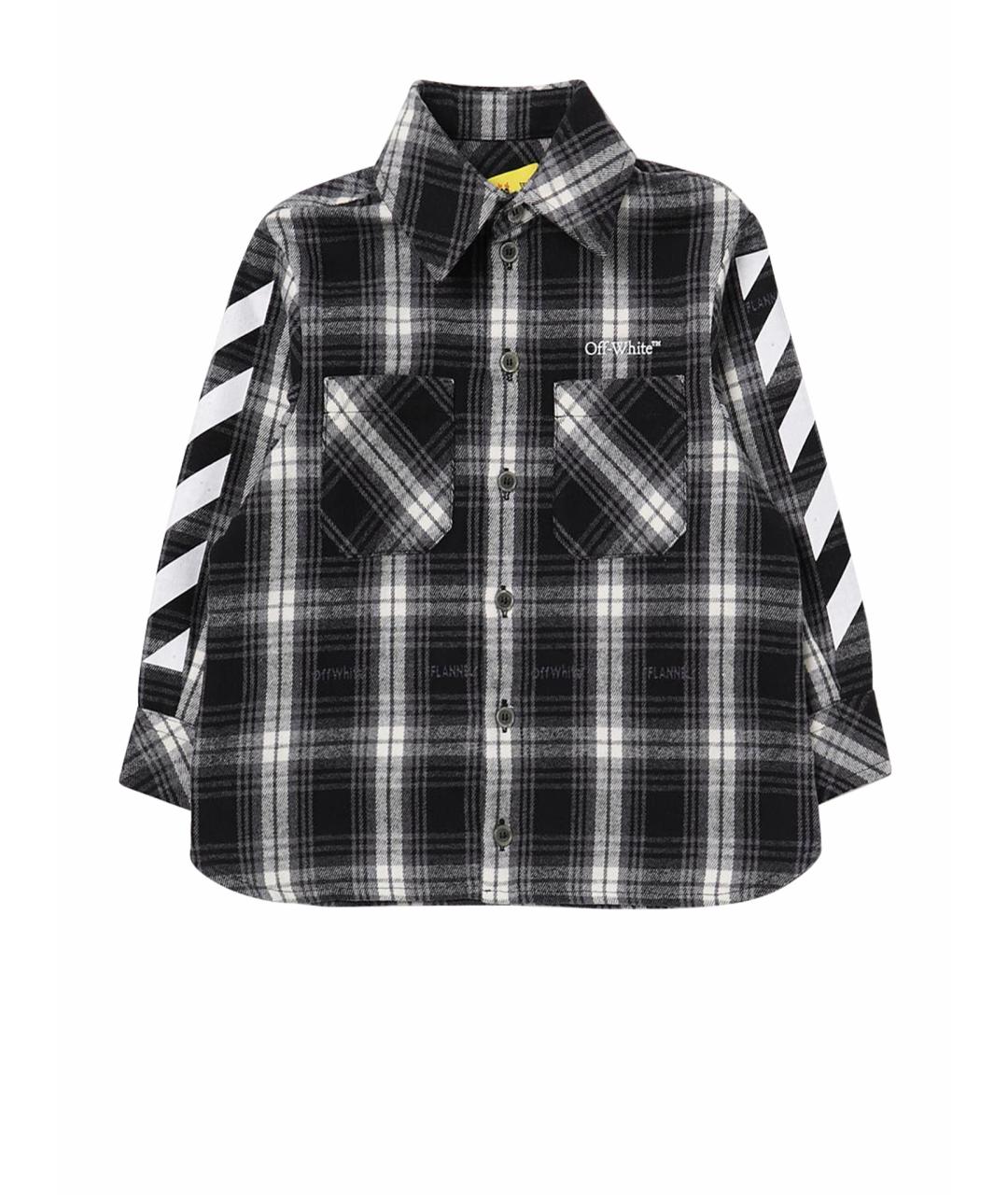 OFF-WHITE Серая хлопковая рубашка/блузка, фото 1
