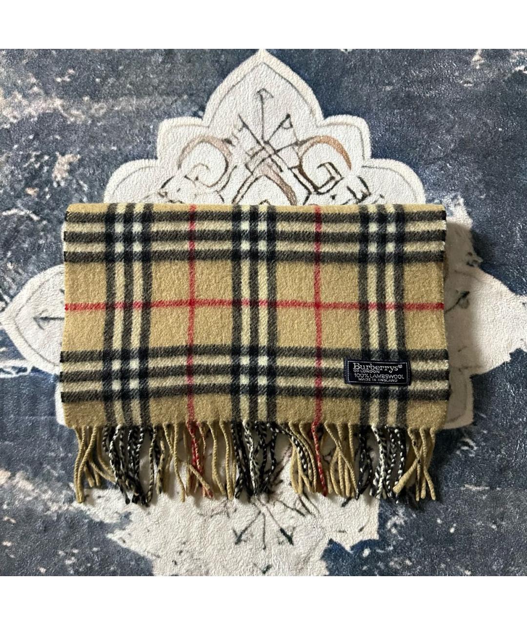 BURBERRY Шерстяной шарф, фото 6