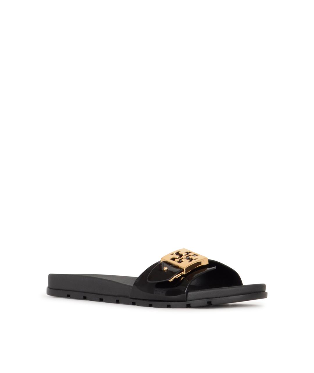 TORY BURCH Черные шлепанцы, фото 2